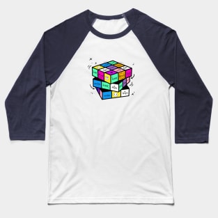 Colorful Rubik's Cube of YOU Baseball T-Shirt